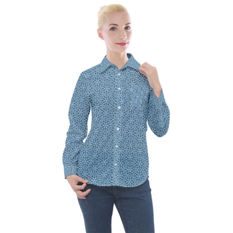 Df Normina Women s Long Sleeve Pocket Shirt by deformigo