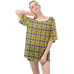 Df Florence Delem Oversized Chiffon Top by deformigo