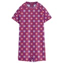 DF Magenta Rumor Kids  Boyleg Half Suit Swimwear View1