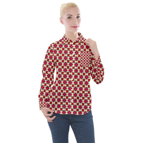 Df Avada Women s Long Sleeve Pocket Shirt by deformigo