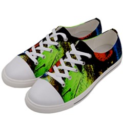 I Wonder 1 Women s Low Top Canvas Sneakers by bestdesignintheworld