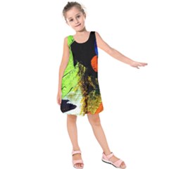 I Wonder 1 Kids  Sleeveless Dress by bestdesignintheworld