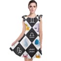 Zodiac Astrology Horoscope Tie Up Tunic Dress View1