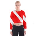 Diving flag Cropped Sweatshirt View1