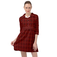 Df Pointsettia Mini Skater Shirt Dress by deformigo