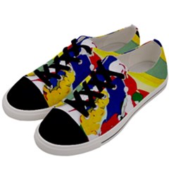 Africa As It Is 1 2 Men s Low Top Canvas Sneakers by bestdesignintheworld