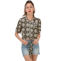 Eliana Tie Front Shirt  by deformigo