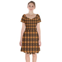 Prunicci Short Sleeve Bardot Dress by deformigo