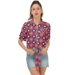 Alotia Tie Front Shirt  by deformigo