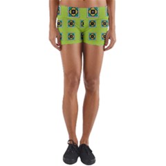 Lemona Yoga Shorts by deformigo