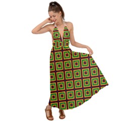 Satafi Backless Maxi Beach Dress by deformigo