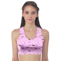 Spooky Pastel Goth  Sports Bra by thethiiird