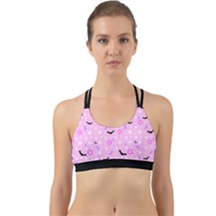 Spooky Pastel Goth  Back Web Sports Bra by thethiiird