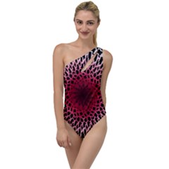 Gradient Spirograph To One Side Swimsuit by JayneandApollo