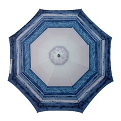 Pink Ocean Hues Golf Umbrellas by TheLazyPineapple