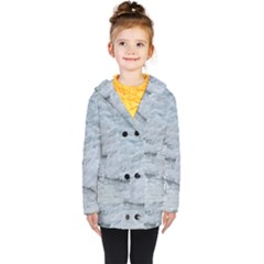 Ocean Waves Kids  Double Breasted Button Coat by TheLazyPineapple