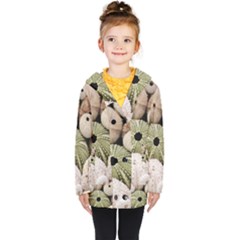 Sea Urchins Kids  Double Breasted Button Coat by TheLazyPineapple