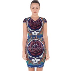 Grateful Dead Ahead Of Their Time Capsleeve Drawstring Dress  by Sapixe