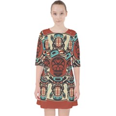 Grateful Dead Pacific Northwest Cover Pocket Dress by Sapixe