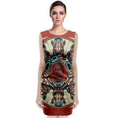 Grateful Dead Pacific Northwest Cover Sleeveless Velvet Midi Dress by Sapixe