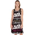 Metal Bands College Knee Length Skater Dress With Pockets View1