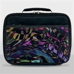 Background Drawing Colorful Pattern Lunch Bag by Vaneshart