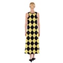 Block Fiesta - Blonde Yellow & Black Sleeveless Maxi Dress View2