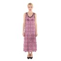 Timeless - Black & Flamingo Pink Sleeveless Maxi Dress View1