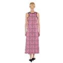 Timeless - Black & Flamingo Pink Sleeveless Maxi Dress View2