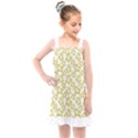 Cute Flowers - Ceylon Yellow Kids  Overall Dress View1