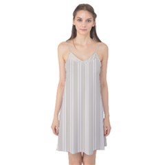 Nice Stripes - Abalone Grey Camis Nightgown by FashionBoulevard