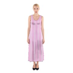 Nice Stripes - Blush Pink Sleeveless Maxi Dress by FashionBoulevard