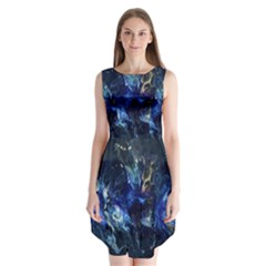 Somewhere In Space Sleeveless Chiffon Dress   by CKArtCreations