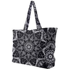 Black And White Pattern Simple Shoulder Bag by Sobalvarro