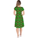 Rose In Green Classic Short Sleeve Dress View4