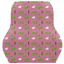 Green Elephant Pattern Mauve Car Seat Back Cushion  View1