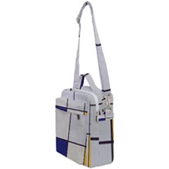 Tableau I, By Piet Mondriaan Crossbody Day Bag by Sobalvarro