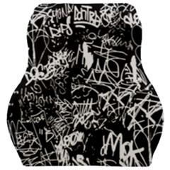 Graffiti Abstract Collage Print Pattern Car Seat Velour Cushion  by dflcprintsclothing