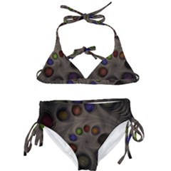 Fractal Fantasy Abstract Pattern Kids  Classic Bikini Set by Wegoenart