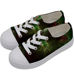 Space Cosmos Galaxy Universe Sky Kids  Low Top Canvas Sneakers by Wegoenart