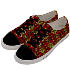 Rby-c-5-3 Men s Low Top Canvas Sneakers by ArtworkByPatrick