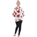 Seamless Pattern Fresh Strawberry Women s Hooded Pullover View2