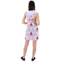 Seamless Pattern Watermelon Slices Geometric Style Racer Back Hoodie Dress View2