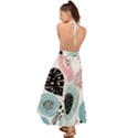 Seamless Pattern With Fruits Backless Maxi Beach Dress View2