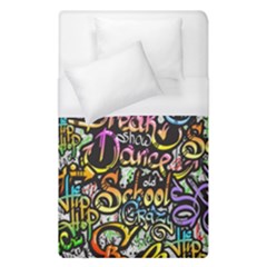 Graffiti Word Seamless Pattern Duvet Cover (single Size) by Nexatart