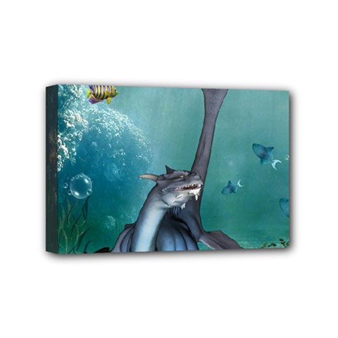 Awesome Seadragon Mini Canvas 6  X 4  (stretched) by FantasyWorld7