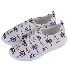 Nautical Seamless Pattern Women s Lightweight Sports Shoes by Vaneshart