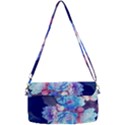 Flowers Removable Strap Clutch Bag View2