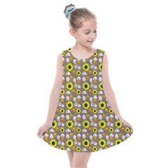 Hawaii Ghost Beige Kids  Summer Dress by snowwhitegirl