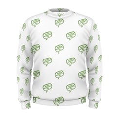 Happy St Patricks Day Symbol Motif Pattern Men s Sweatshirt by dflcprintsclothing